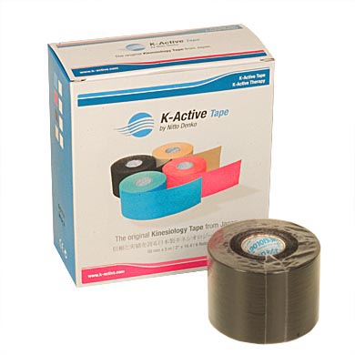 K-active - Kinesio Tape 5cmx5m Noir P--1