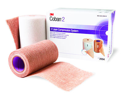 Coban2: comfortlaag en compressielaag, 10cm per doos (2rollen)