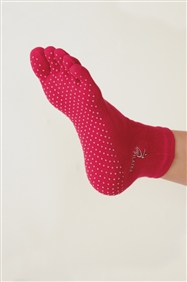 Sissel - Pilates Sockx - S--M (35-39) - fuchsia