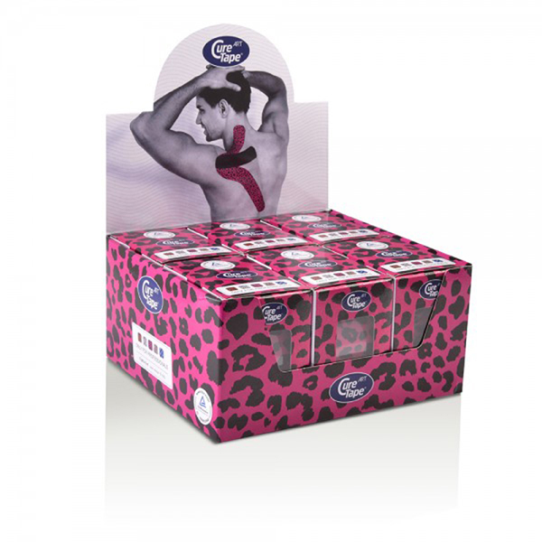 Cure Tape Art Leopard (roze-- zwart) 5cm x 5m - per 6