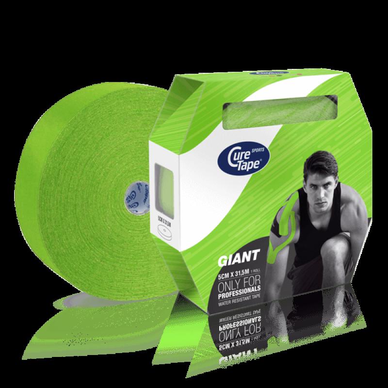 Cure tape sports lime – 5cm x 31,5m