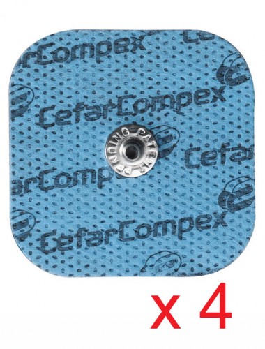 Cefar / Compex - Kleefelectroden Compex, Easy Snaps, 5x5cm, p--4