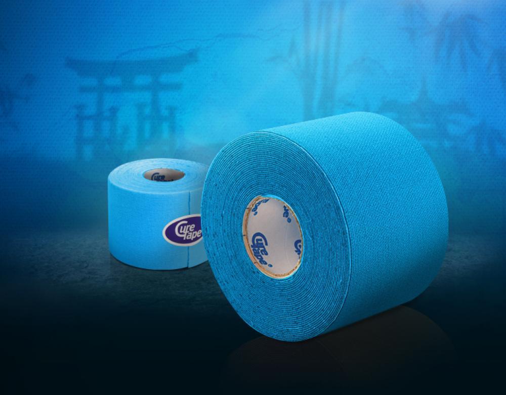 Cure tape - CureTape, blauw, 5 cm x 5m, p--6 rollen