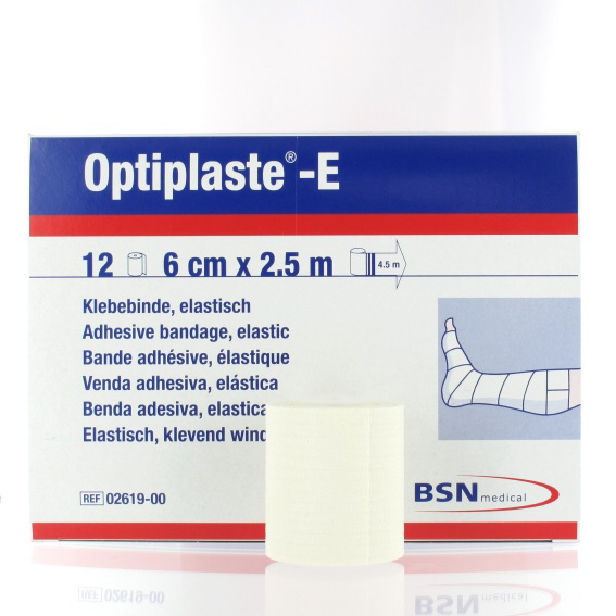 BSN medical - Elastische tape: Optiplast E, 6cm, p--12 rollen