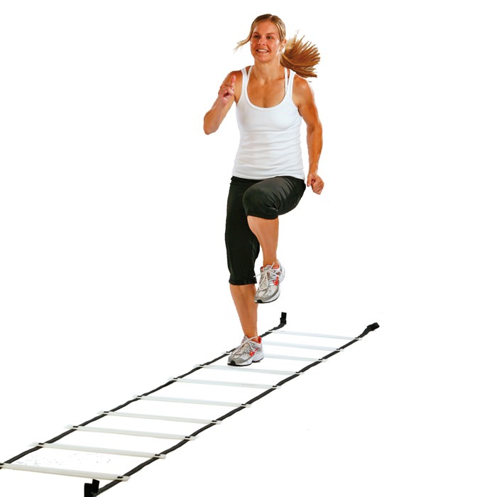 Plastic flat rung ladder - 1 x 4,5m