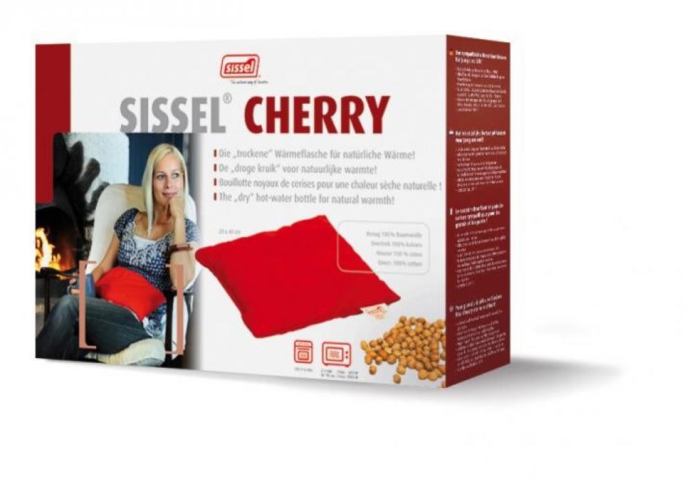 Sissel - Cherry - kersenpitkussen - 23 x 26cm - rood
