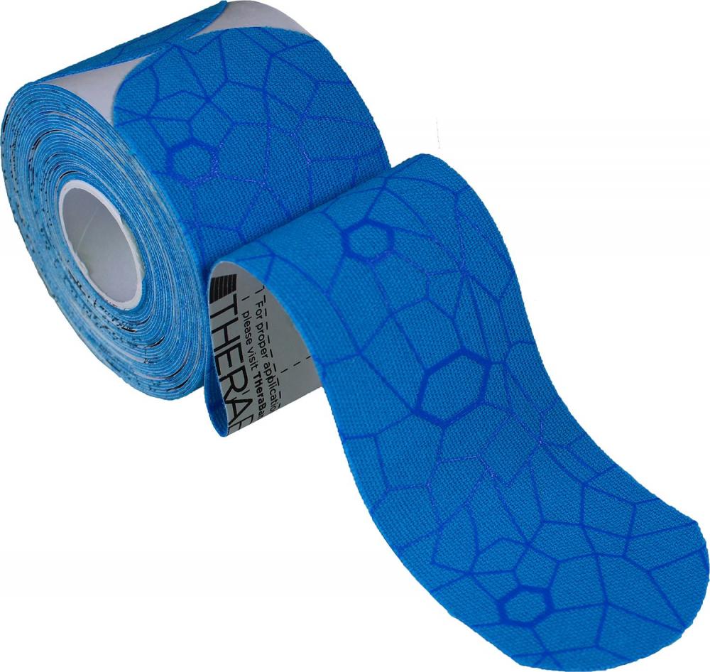 Kinesiology cramer tape 5cmx25,40cm Precut strips (20)  blauw P-- 1