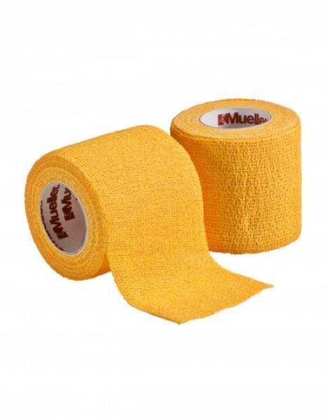 Cohesief verband: Tapewrap Premium, geel, 5cm, p--24