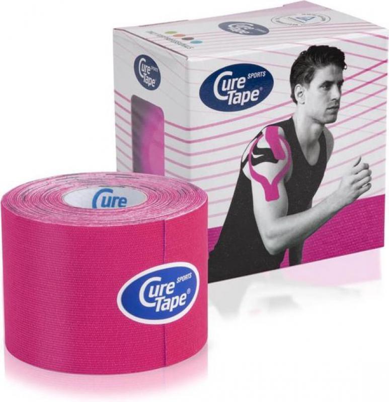 Cure tape - Cure Tape sports roze 5cm x 5m - p--1